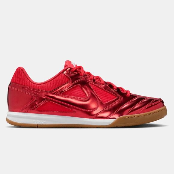 Nike Gato LV8 Mens Size 8.5 Shoes Metallic Red Gum‎ Indoor Soccer IB3566-600 NEW main image 4